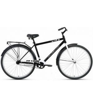 Велосипед ALTAIR CITY HIGH 28 (28" 1 ск. рост. 19") 2023, черный/серый, RB3C8100EXBKXGY
