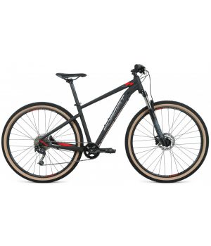Велосипед FORMAT 1411 29 (29" 9 ск. рост. XL) 2020-2021, черный матовый, RBKM1M39E005