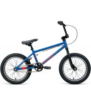 Велосипед FORWARD ZIGZAG 16 (16" 1 ск. рост. 15.3") 2022, синий/оранжевый, RBK22FW16085
