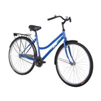 Велосипед ALTAIR CITY 28 low (28" 1 ск. рост 19") 2020-2021, темно-синий/белый, RBKT1YN81007/8712003