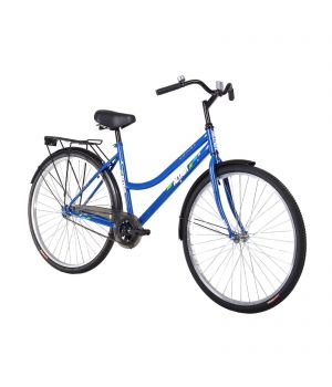 Велосипед ALTAIR CITY 28 low (28" 1 ск. рост 19") 2020-2021, темно-синий/белый, RBKT1YN81007/8712003