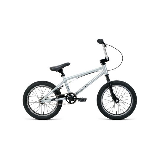 Велосипед FORWARD ZIGZAG 16 (16" 1 ск) серый / черный, RBKW0XNG1003 