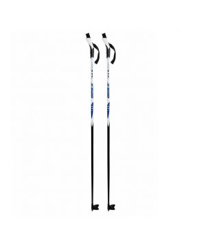 Палки лыжные стеклопластиковые STC X600 (135см, black/blue)