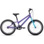 Велосипед ALTAIR MTB HT 20 low (20" 1 ск. рост 10.5") 2020-2021, фиолетовый/голубой, 1BKT1J101008 