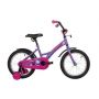 Велосипед NOVATRACK 16" STRIKE фиолетовый, тормоз нож, крылья корот, полная защита цепи 