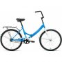 Велосипед ALTAIR CITY 24 (24" 1 ск. рост. 16" скл.) 2020-2021, голубой/белый, RBKT1YF41004 