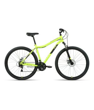 Велосипед ALTAIR MTB HT 29 2.0 disc (29" 21 ск. рост. 17") 2020-2021, ярко-зеленый/черный, RBKT1M19G
