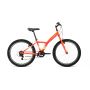 Велосипед FORWARD DAKOTA 24 1.0 (24" 6 ск. рост. 13") 2022, красный/желтый, RBK22FW24591 