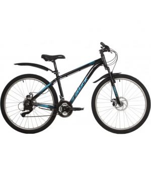 Велосипед FOXX 26" ATLANTIC черный, алюминий, размер 18"