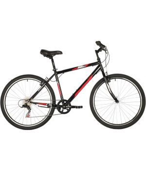 Велосипед FOXX 26" MANGO черный, сталь, размер 14"