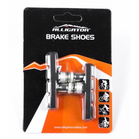 Колодки тормозные v-brake 6-200245 с крепежом ассиметр. 60мм на блистере VB-632-DIY ALLIGATOR NEW 