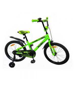 Велосипед детский двухколесный BIBI GO 20" зеленый