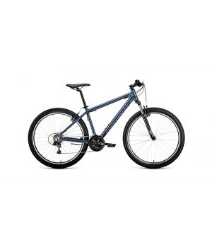 Велосипед FORWARD APACHE 27,5 1.0 алюм. (27,5" 21ск рост 19&#039;&#039;) серый / черный /, RBKW0M67Q021