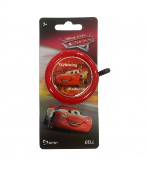 Звонок 04-001571 алюм./пластик D=55мм красный L.McQueen CARS CAMPANELLI (на блистере)