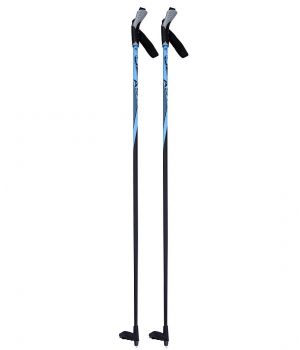 Палки лыжные стеклопластиковые STC Astro (140см, black/blue)