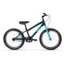 Велосипед ALTAIR MTB HT 20 1.0 (20" 1 ск. рост. 10.5") 2022, темно-синий/бирюзовый, IBK22AL20076 