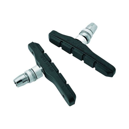 Колодки тормозные v-brake для велосипеда VELOPARTS, fit for set, L=70mm 