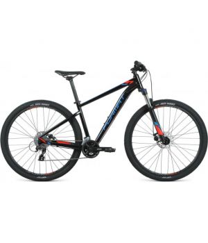 Велосипед FORMAT 1414 29 (29" 16 ск. рост. M) 2020-2021, черный, RBKM1M39D001