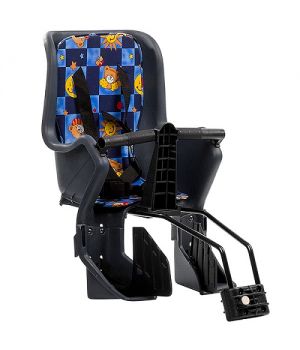 Кресло детское заднее GH-029LG серое  с разноцветным текстилем