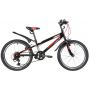 Велосипед NOVATRACK 20" RACER, черный, сталь, 6 скор., Microshift TS38-6/Shimano, V-Brake 