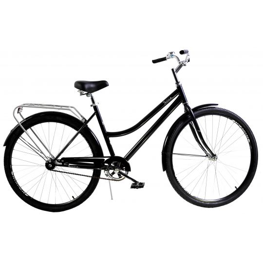 Велосипед FORWARD TALICA 28 1.0 (28" 1 ск. рост. 19") 2022, черный/белый, RBK22FW28002 