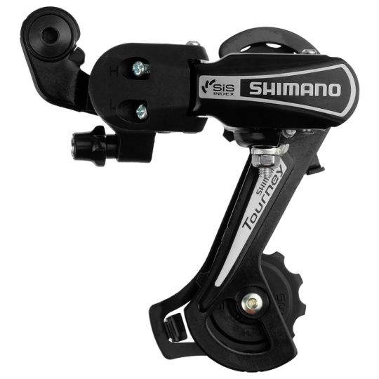 Переключатель задний Shimano Tourney ARDTY21BGSDL, 2-5036, 6-7ск. крепл. на болт, черный 