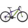 Велосипед FORWARD FLASH 26 1.2 S (26" 21 ск. рост 19") 2020-2021, синий/ярко-зеленый, RBKW1M16GS32 