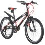 Велосипед NOVATRACK 20" RACER, черный, сталь, 6 скор., Microshift TS38-6/Shimano, V-Brake 