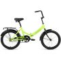 Велосипед ALTAIR CITY 20 (20" 1 ск. рост. 14" скл.) 2022, ярко-зеленый/черный, RBK22AL20004 