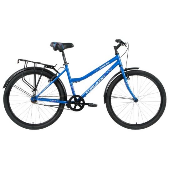 Велосипед FORWARD BARCELONA 26 1.0 синий 2016г. 17" 