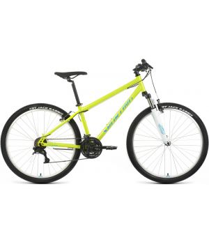 Велосипед FORWARD SPORTING 27,5 1.2, 2022, (21 ск. р-р 17") зеленый/бирюзовый, RBK22FW27834