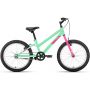 Велосипед ALTAIR MTB HT 20 LOW (20" 1 ск. рост. 10.5") 2022, мятный/розовый, IBK22AL20085 