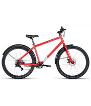Велосипед FORWARD SPIKE 29 D (29" 8 ск. рост. 18") 2023, красный/белый