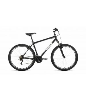 Велосипед ALTAIR MTB HT 27,5 1.0 (27,5" 21 ск. рост. 17") 2022, черный/серебристый, RBK22AL27128