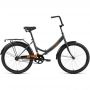 Велосипед ALTAIR CITY 24 FR (24" 1 ск. рост. 16" скл.) 2023, черный 