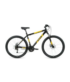 Велосипед AL 27,5 D (27,5" 21 ск. рост. 19") 2020-2021, черный/оранжевый, RBKT1M37G025