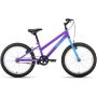 Велосипед ALTAIR MTB HT 20 LOW (20" 1 ск. рост. 10.5") 2022, фиолетовый/голубой, IBK22AL20087 