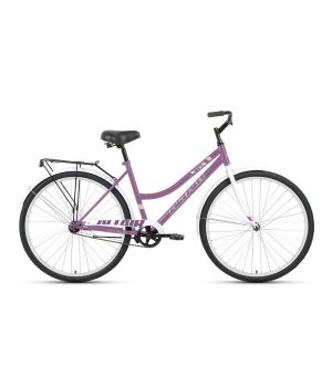 Велосипед ALTAIR CITY 28 low (28" 1 ск. рост. 19") 2022, фиолетовый/белый, RBK22AL28026