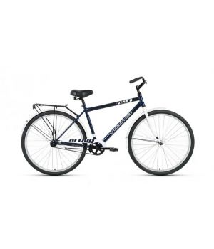 Велосипед ALTAIR CITY 28 HIGH (28" 1 ск. рост. 19") 2022, темно-синий/серый, RBK22AL28017