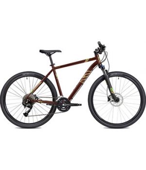 Велосипед STINGER 700C CAMPUS EVO коричневый, алюминий, размер 56