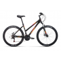 Велосипед FORWARD IRIS 26 2.0 D (26" 18 ск. рост. 17") 2022, черный/розовый, RBK22FW26739 