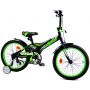 Велосипед детский двухколесный BIBI 20" SPACE 20 .SC.SPAC.BL/GR black/green 