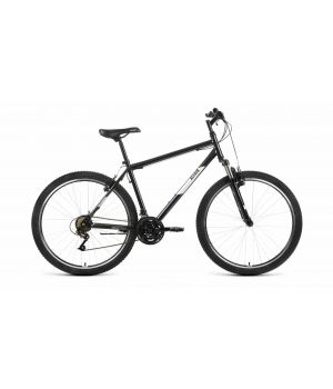 Велосипед ALTAIR MTB HT 27,5 1.0 (27,5" 21 ск. рост. 19") 2022, черный/серебристый, RBK22AL27133
