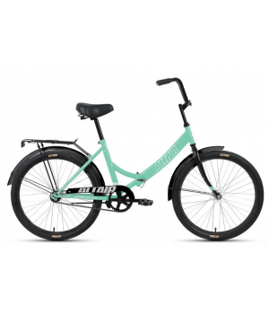 Велосипед ALTAIR CITY 24 FR (24" 1 ск. рост. 16" скл.) 2023, мятный/серый