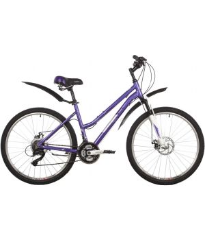 Велосипед FOXX 26" BIANKA D фиолетовый, алюминий, размер 17"
