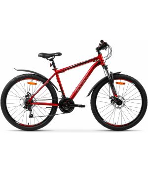 Велосипед AIST Quest Disс 26 18 красно-черный 2022