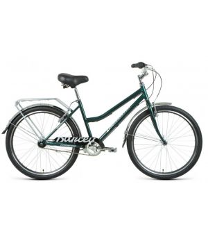 Велосипед FORWARD BARCELONA 26 3.0 (26" 3 ск. рост. 17") 2020-2021, зеленый/серебристый, RBKW1C16300