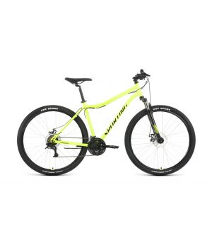 Велосипед FORWARD SPORTING 29 2.2 D (29" 21 ск. рост. 21") 2022, ярко-зеленый/черный, RBK22FW29953