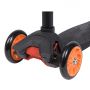Самокат-кикборд Novatrack RainBow, подростковый, ручной тормоз, свет.колеса,max 60кг, оранжевый #126 