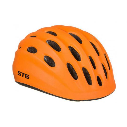 Шлем STG HB10-6, S (48-52), оранж, с фикс застежкой. 